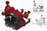 Wózek do mechanizacji spawania