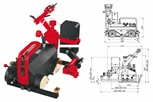 Wózek do mechanizacji spawania z oscylacją