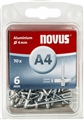 Nity Aluminiowe A4/6 70 szt.